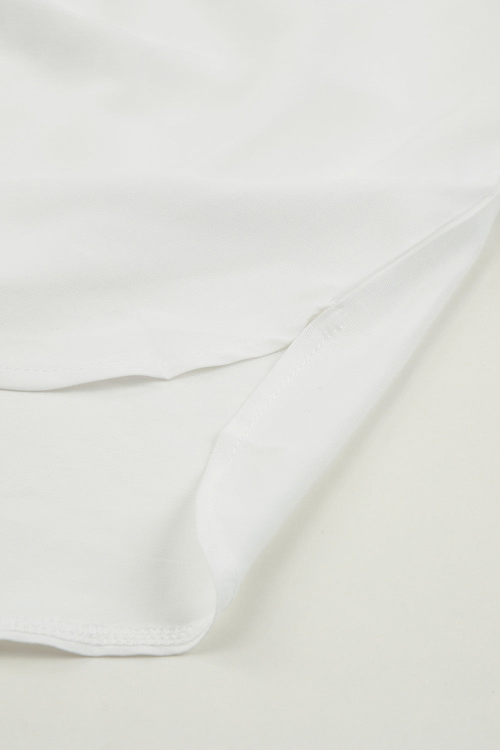 Eyelet Ruffle Collar Flounce Sleeve Top