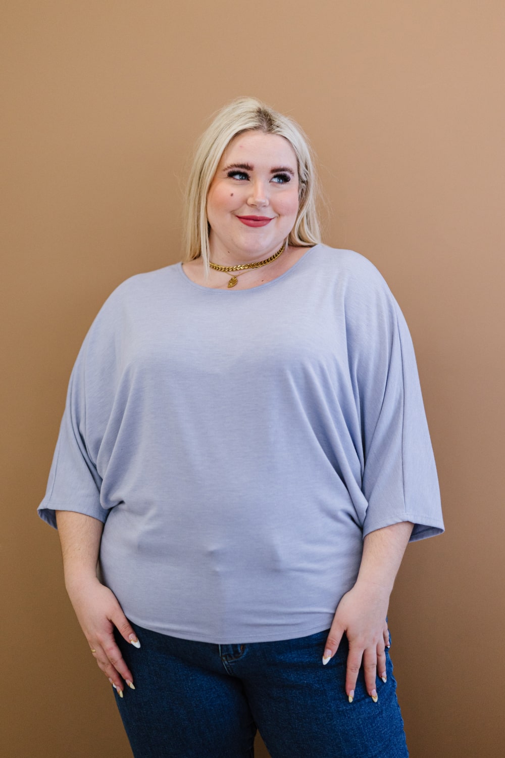 Andree by Unit Needless to Say Full Size Run Dolman Sleeve Top