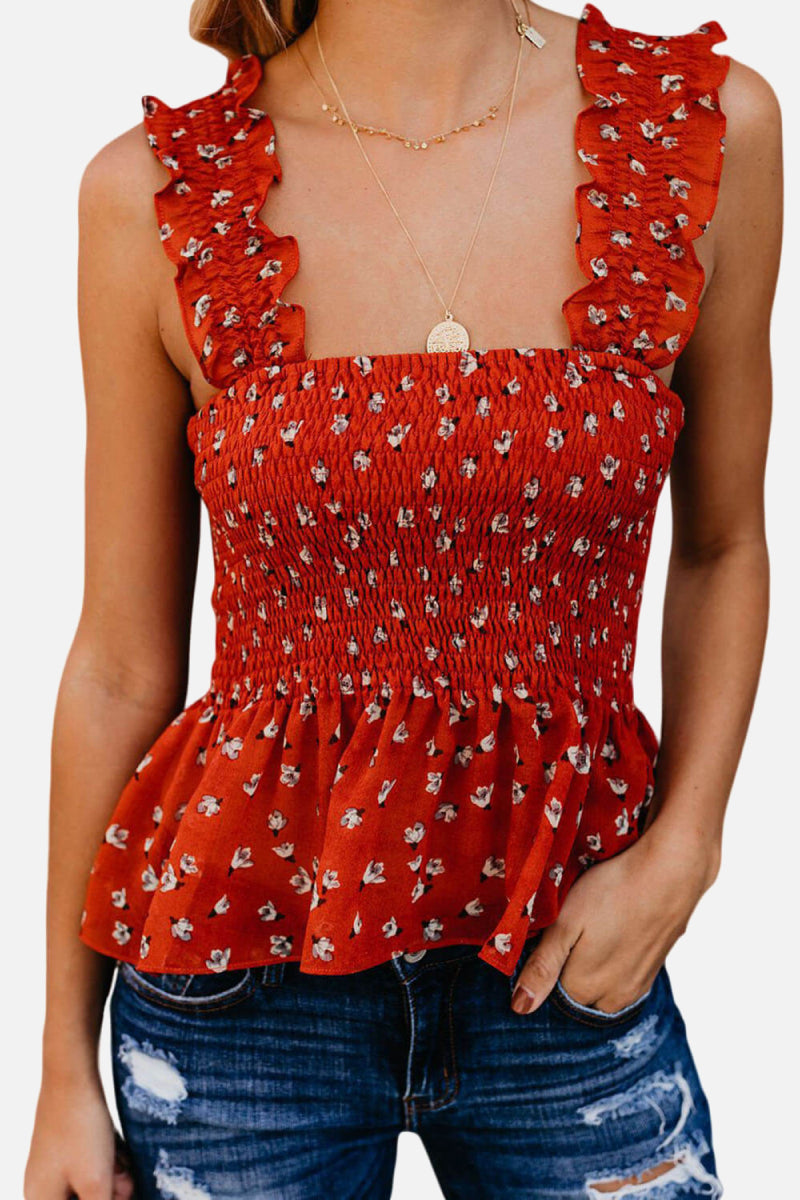 Floral Smock Tank