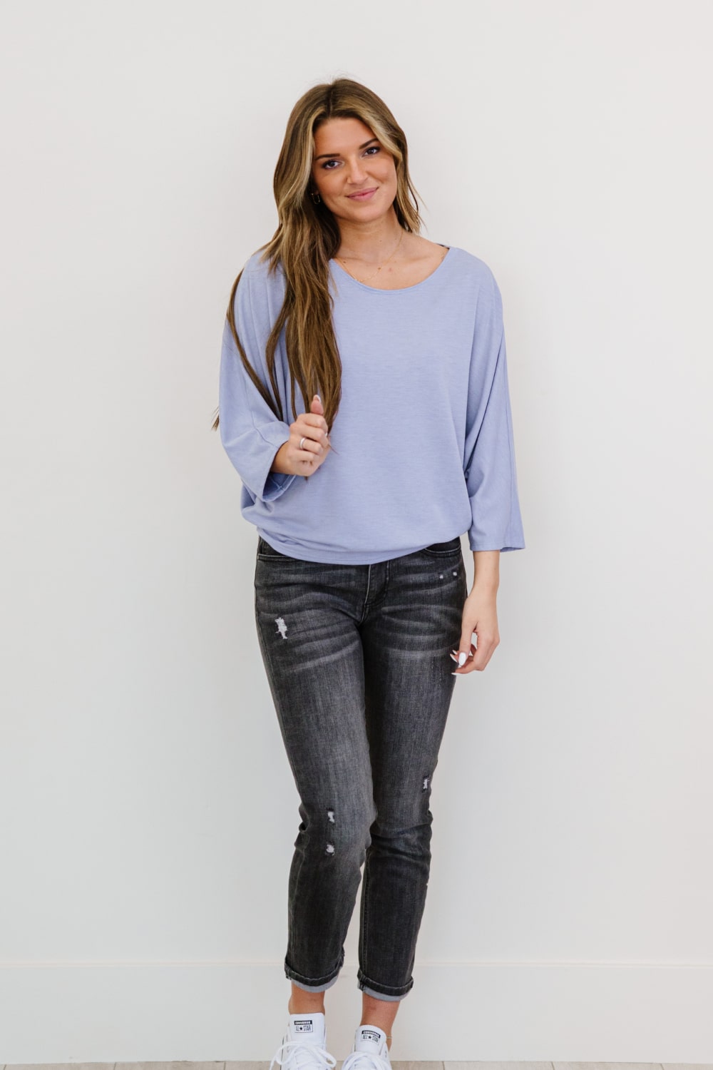 Andree by Unit Needless to Say Full Size Run Dolman Sleeve Top
