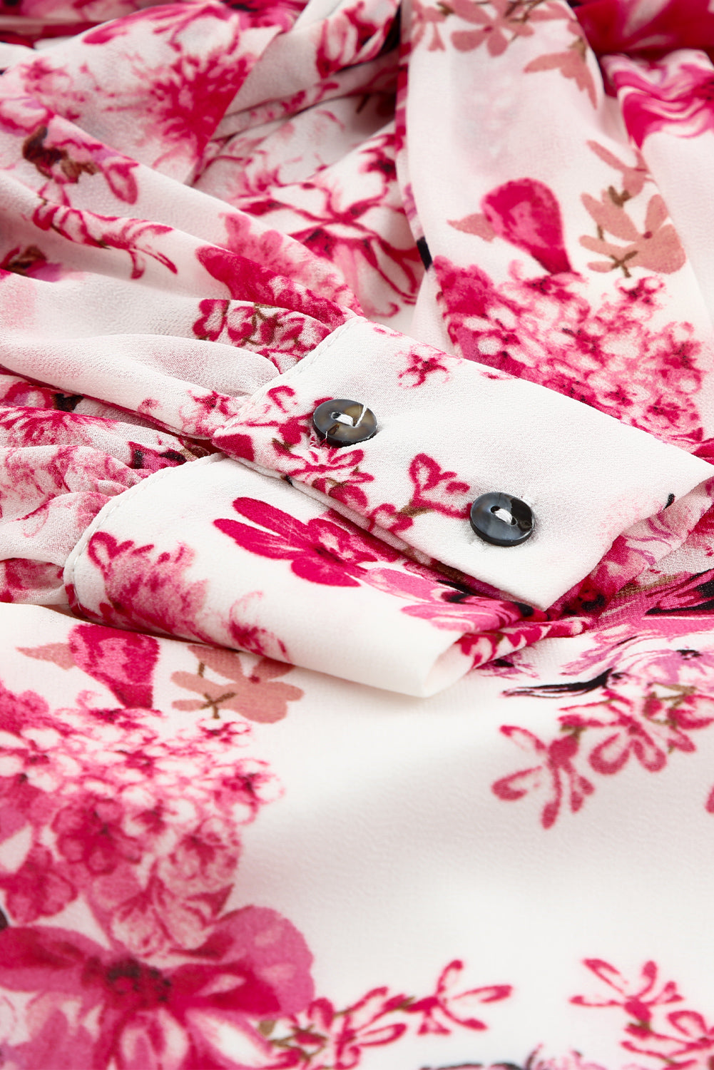 Floral Surplice Split Tie Waist Maxi Dress