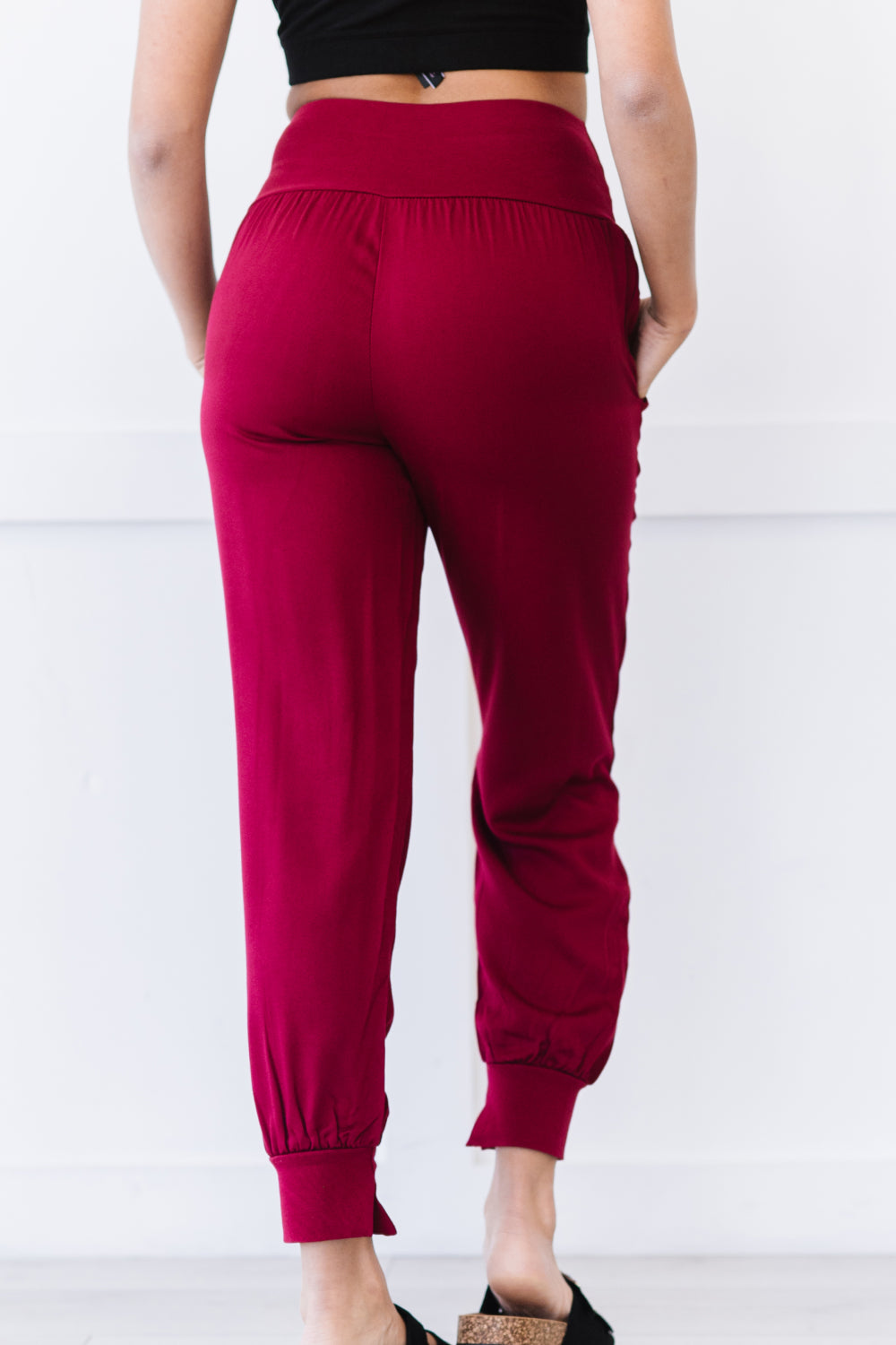 Just Catchin' Up High-Waisted Joggers