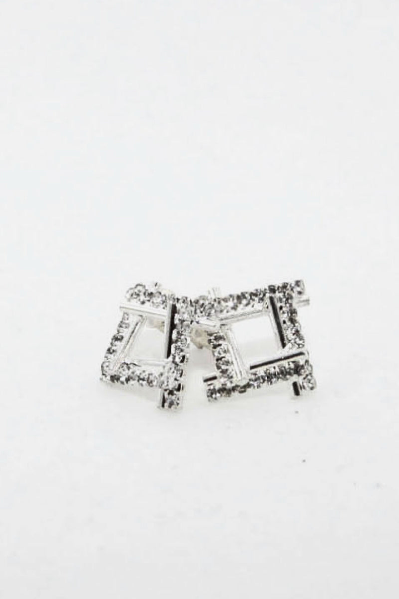Rectangle Stud Earrings