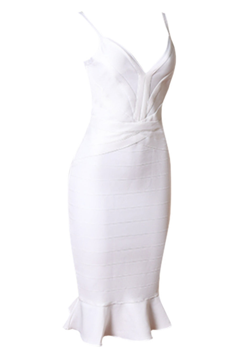 Spaghetti Strap Fishtail Bandage Dress