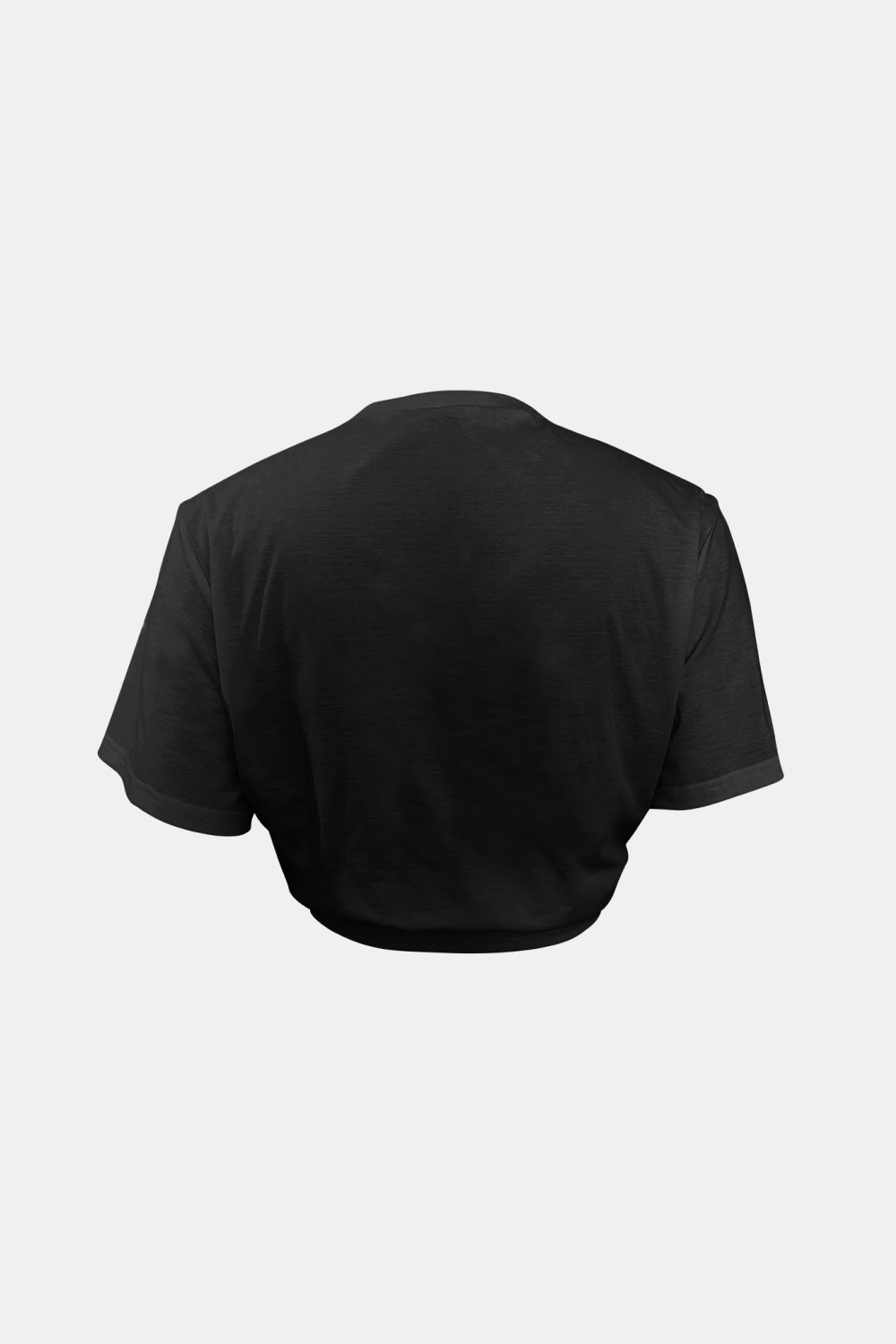 Graphic Tie-Front Cropped Top