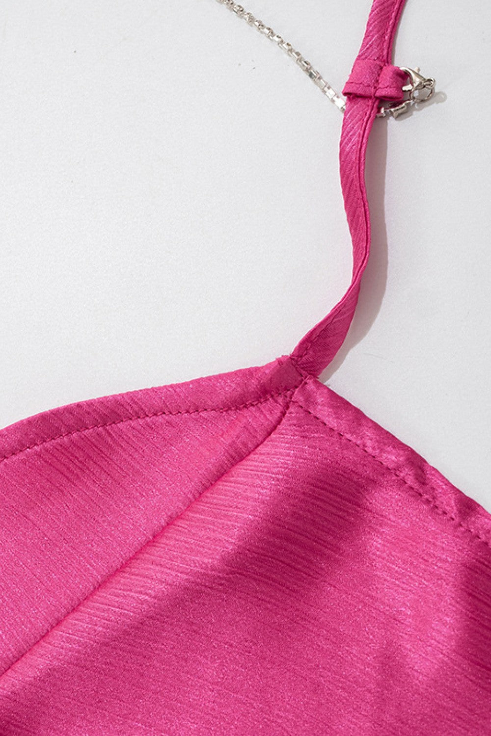 Tie Back Ruffle Hem Dress