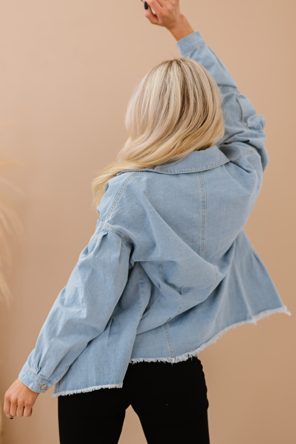 Just Float On Denim Jacket - Anchor Blue Jeans