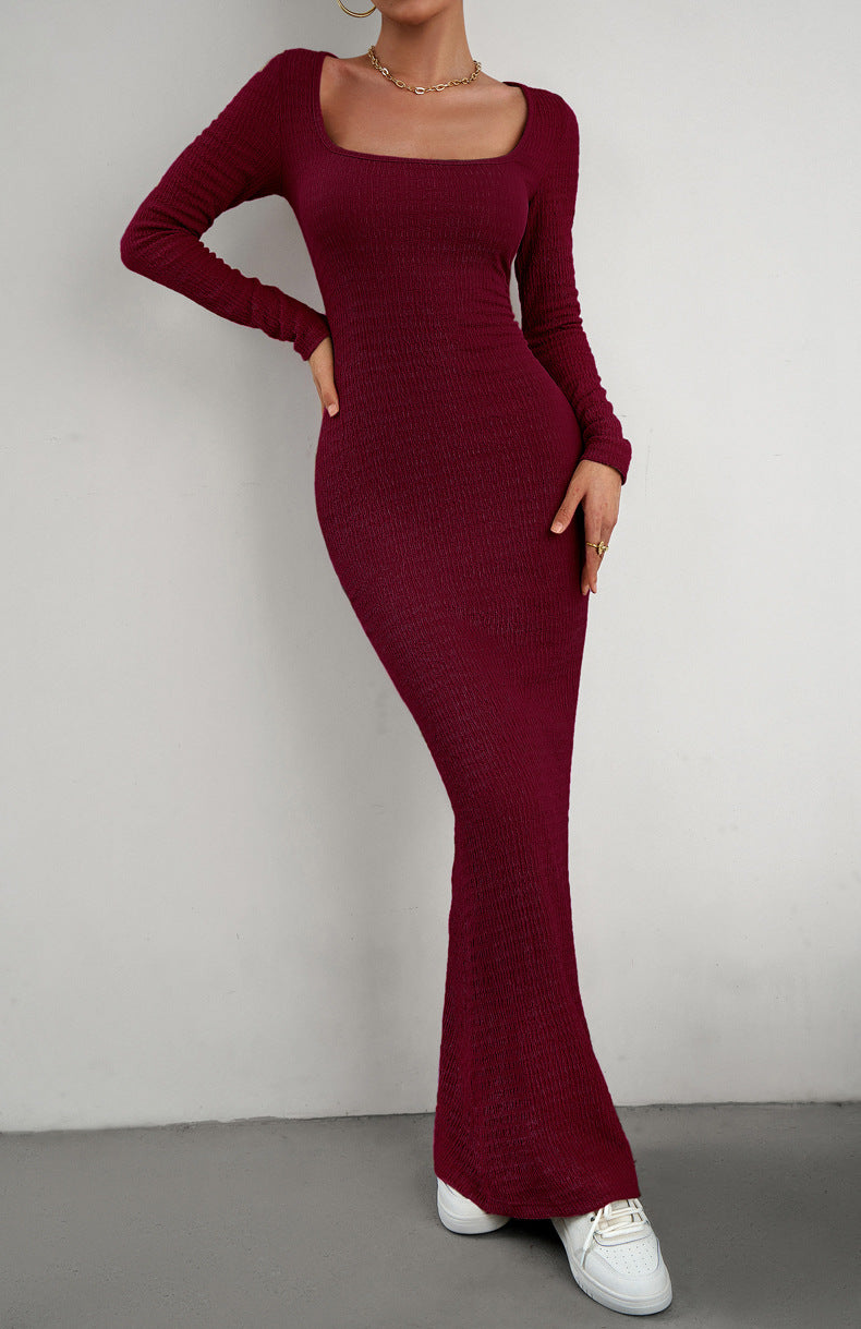 Long Sleeve Bodycon Square Neck Tight Dress Long Sleeve Square Neck Maxi Bodycon Dress Anchor Blue Jeans Long Sleeve Bodycon Square Neck Tight Dress Long Sleeve Square Neck Maxi Bodycon Dress Anchor Blue Jeans