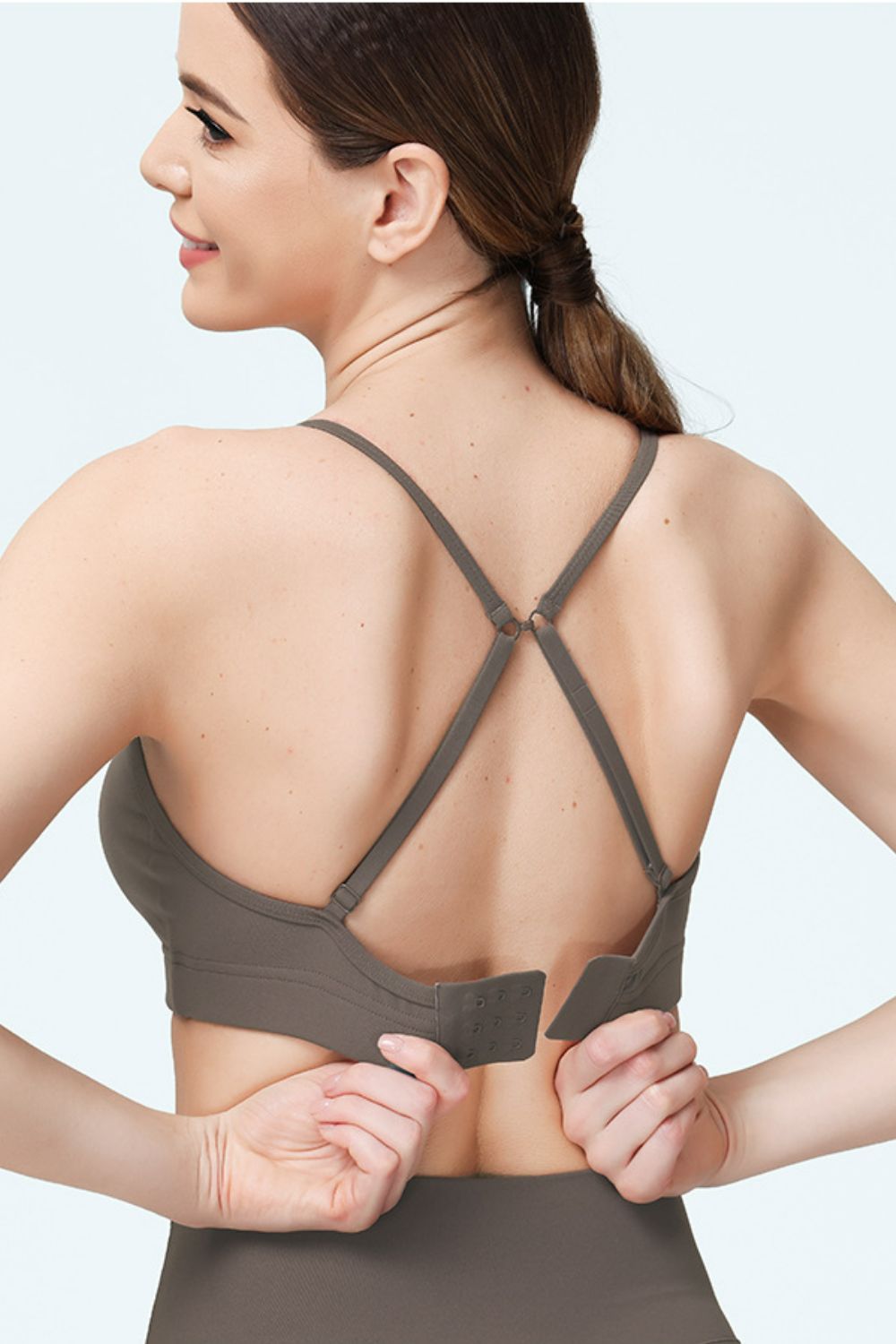 Get To It Crisscross Back Sports Bra