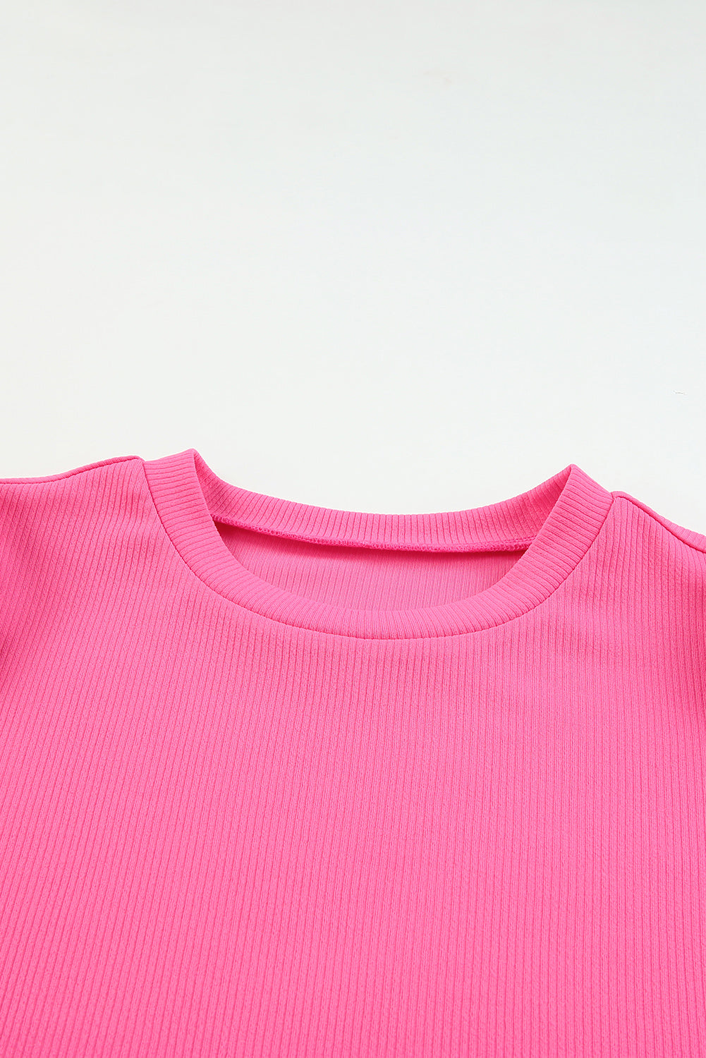 Round Neck Puff Sleeve Top