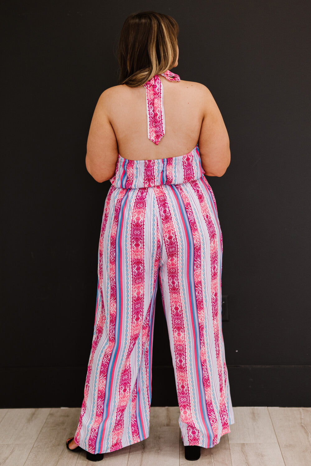 Andree by Unit You Do You Full Size Run Printed Jumpsuit