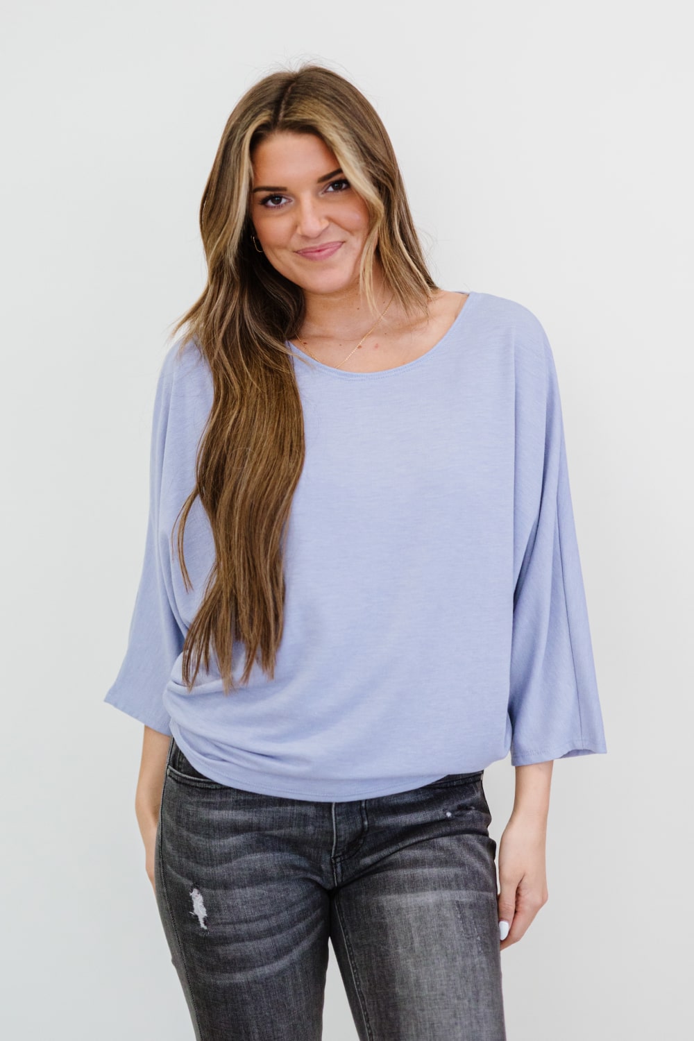 Andree by Unit Needless to Say Full Size Run Dolman Sleeve Top