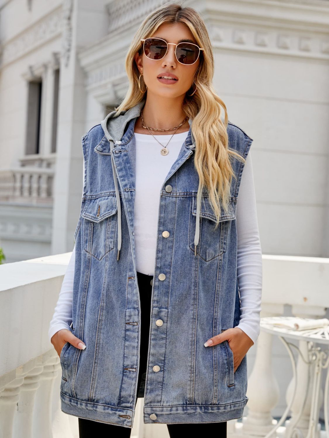 Blue Denim Matching Set Back Sleeveless Crop Top And Mini Skirt Suit For  Women Sexy Summer Outfit OL V200325 From Huang01, $16.26 | DHgate.Com